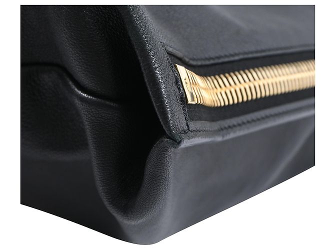 Borsa Tote Alix Grande Pieghevole in Pelle Nera di Tom Ford Nero - vista 11