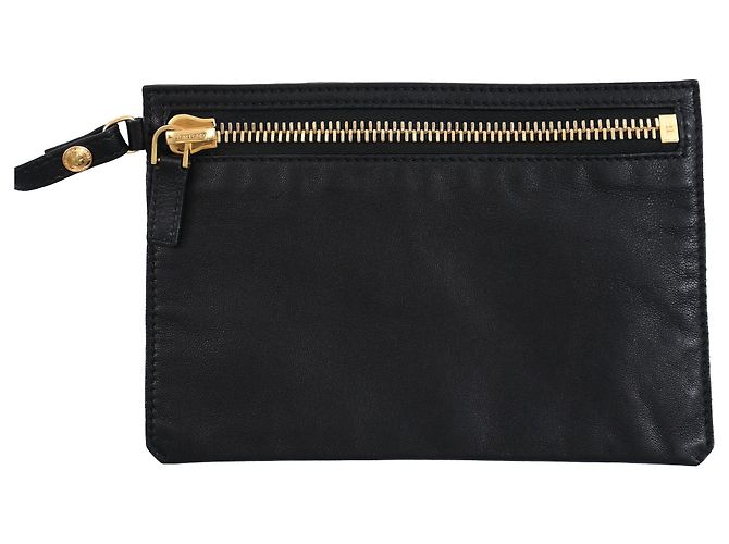 Borsa Tote Alix Grande Pieghevole in Pelle Nera di Tom Ford Nero - vista 17