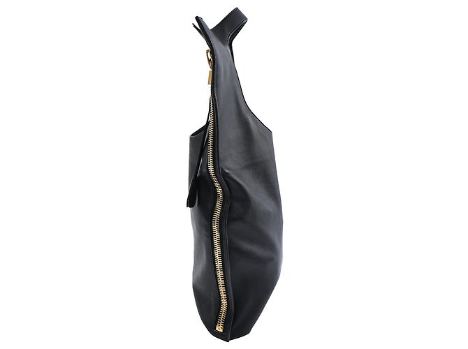 Borsa Tote Alix Grande Pieghevole in Pelle Nera di Tom Ford Nero - vista 2