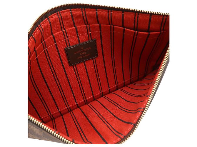 Pochette Neverfull MM Damier Louis Vuitton Marrone - vista 5