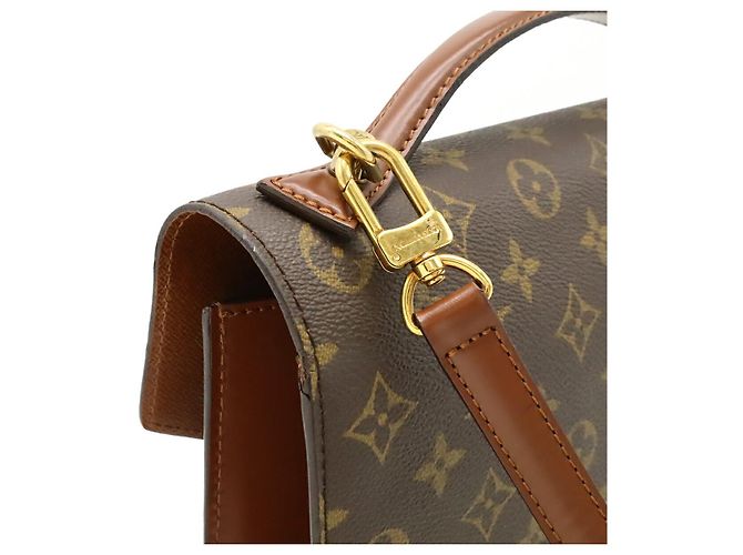 Borsa Monceau 28 Monogramma Louis Vuitton Marrone - vista 8