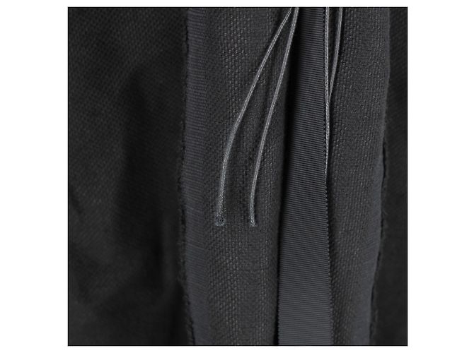Abrigo Abierto Lanvin en Algodón Negro - vista 7
