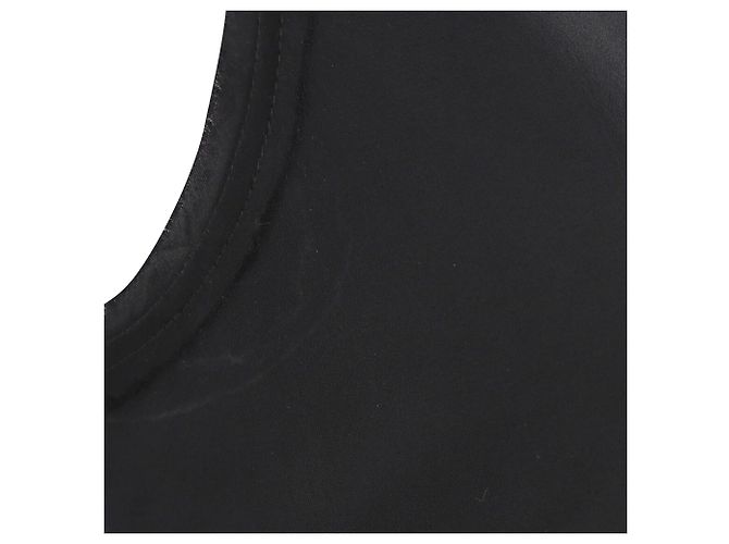 Mini-Kleid Bib aus schwarzer Viskose mit Kristallperlen von Lanvin - Ansicht 8