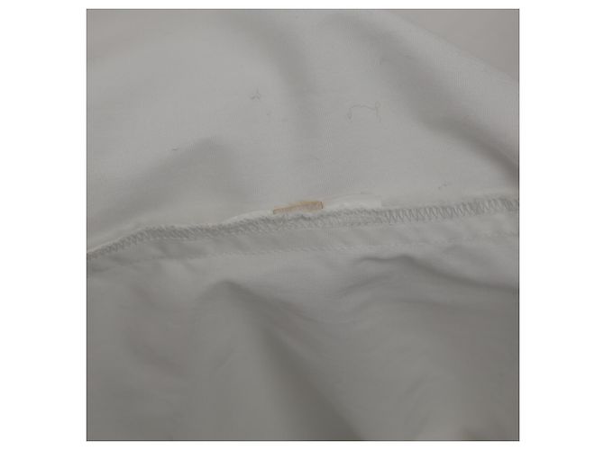 Camisa de botão adornada Valentino Garavani em algodão branco - vista 5