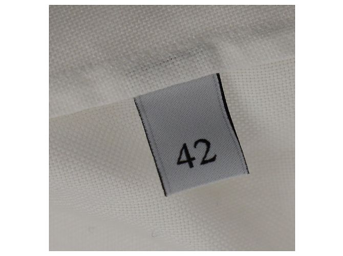 Valentino Garavani Camisa de botones con puntos Valentino en algodón blanco - vista 5