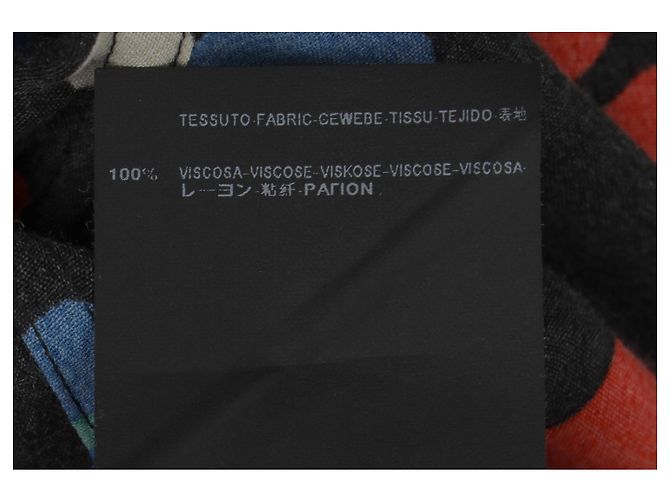 Camicia in crepe stampata floreale Saint Laurent in viscosa nera - vista 6