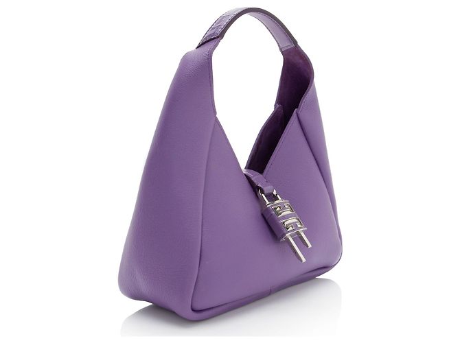 Givenchy Mini G Hobo aus Kalbsleder Lila - Ansicht 2