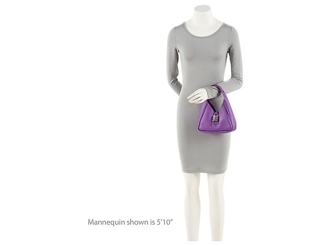 Givenchy Mini G Hobo aus Kalbsleder Lila - Ansicht 5