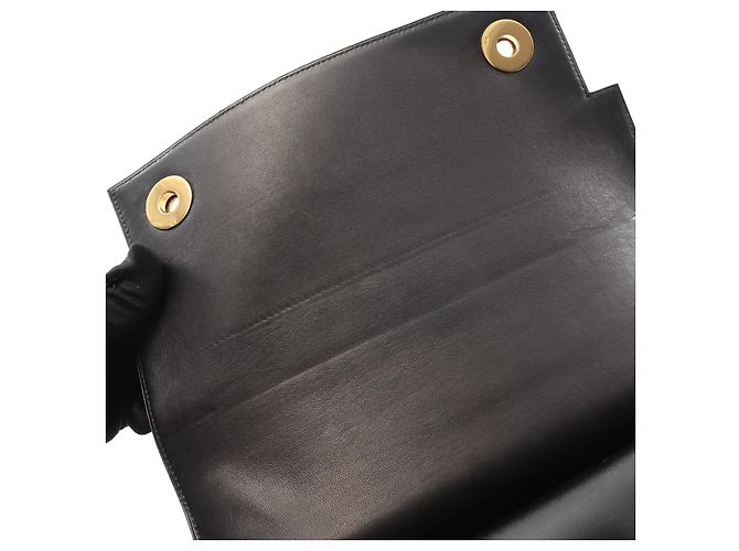 Borsa a mano Piano Hermès in pelle nera Nero - vista 2