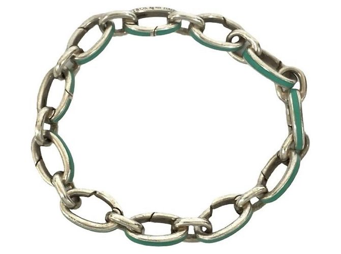 Pulsera charm Tiffany & Co. Plata Azul - vista 3