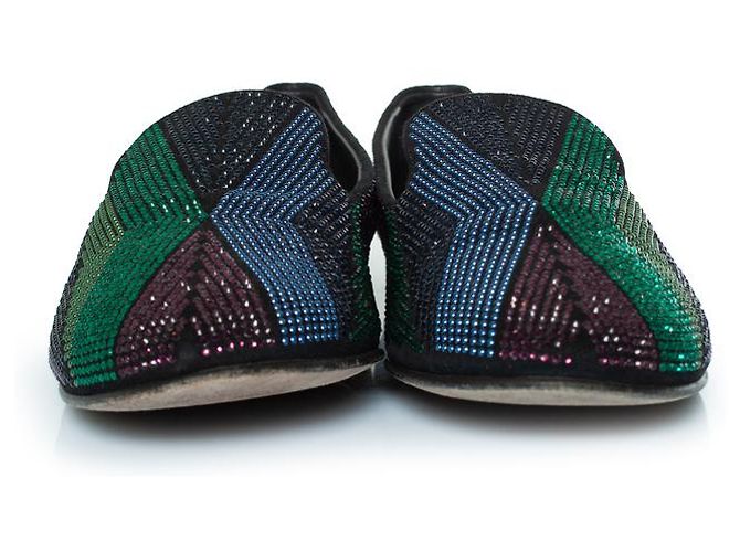 Mocassini con strass Giuseppe Zanotti Multicolore - vista 5