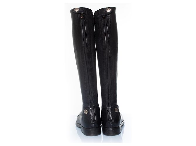 Autre Marque Botas de montar de cuero Alberto Fasciani Negro - vista 4
