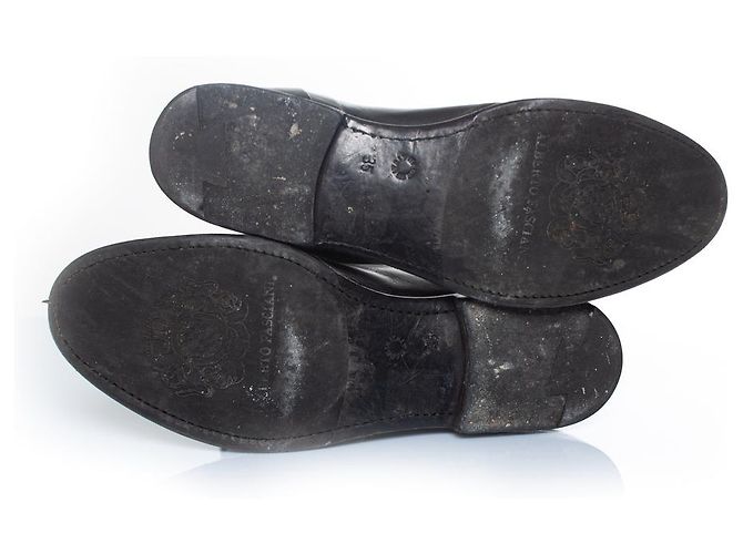 Autre Marque Botas de montar de cuero Alberto Fasciani Negro - vista 7