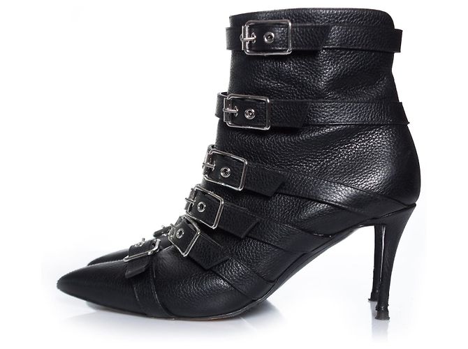 Botas multi hebillas Giuseppe Zanotti. Negro - vista 2