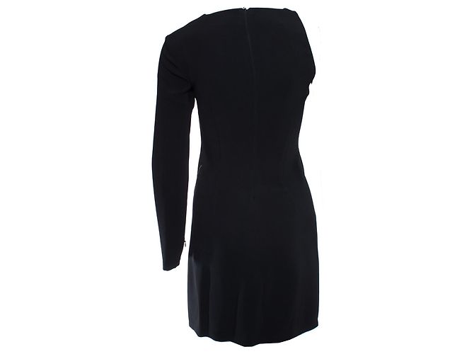 Elisabetta Franchi Ein-Ärmel-Kleid. Schwarz - Ansicht 2