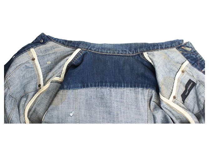 Dsquared2 Jeansjacke mit kurzen Ärmeln Blau - Ansicht 6