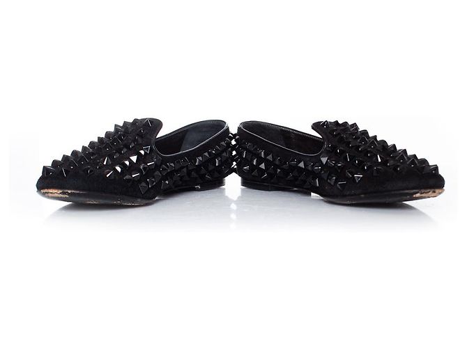 Mocassini in suede con borchie Philipp Plein in nero - vista 6