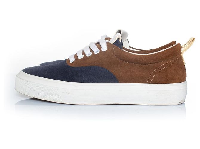 Closed Sneakers in suede chiusi marroni e blu Marrone - vista 2