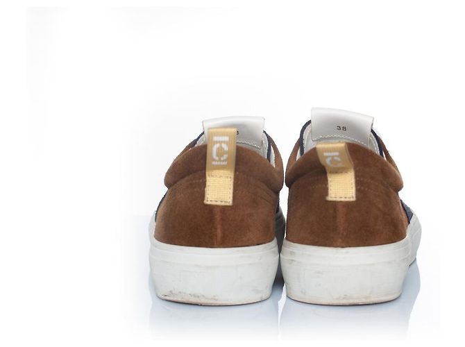 Closed Sneakers in suede chiusi marroni e blu Marrone - vista 5