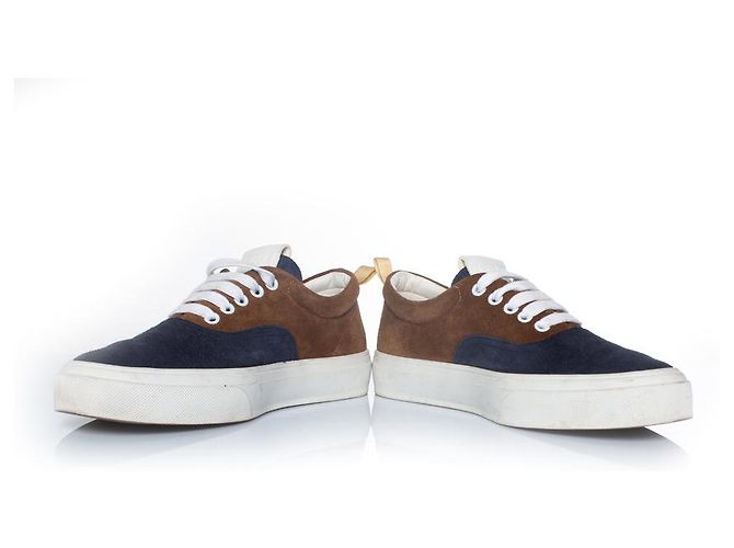 Closed Sneakers in suede chiusi marroni e blu Marrone - vista 6