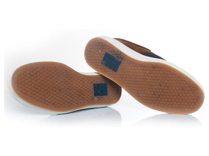 Closed Sneakers in suede chiusi marroni e blu Marrone - vista 7
