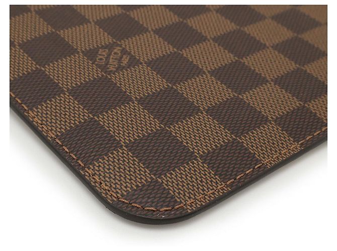 Pochette Neverfull MM Damier Louis Vuitton Marrone - vista 3