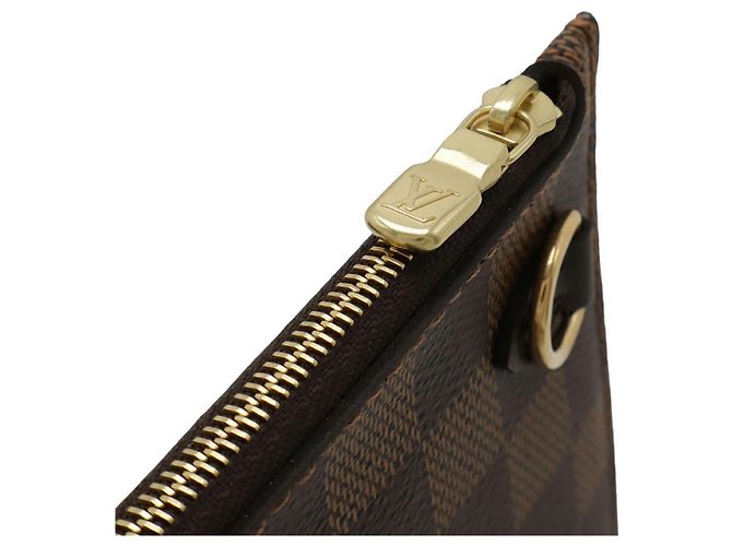 Pochette Neverfull MM Damier Louis Vuitton Marrone - vista 5