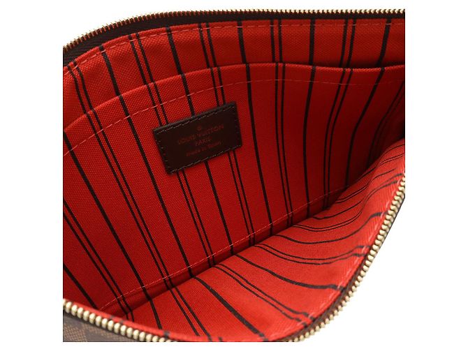 Pochette Neverfull MM Damier Louis Vuitton Marrone - vista 6