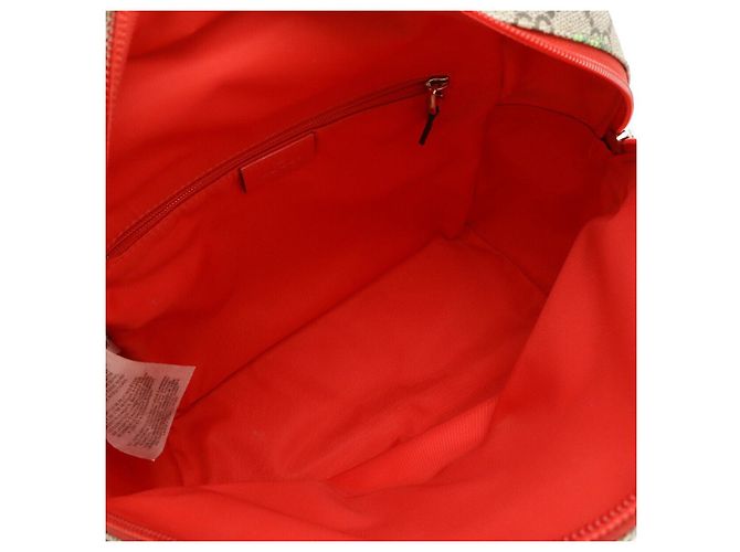 Zaino per bambini Gucci GG Supreme Marrone Beige - vista 6