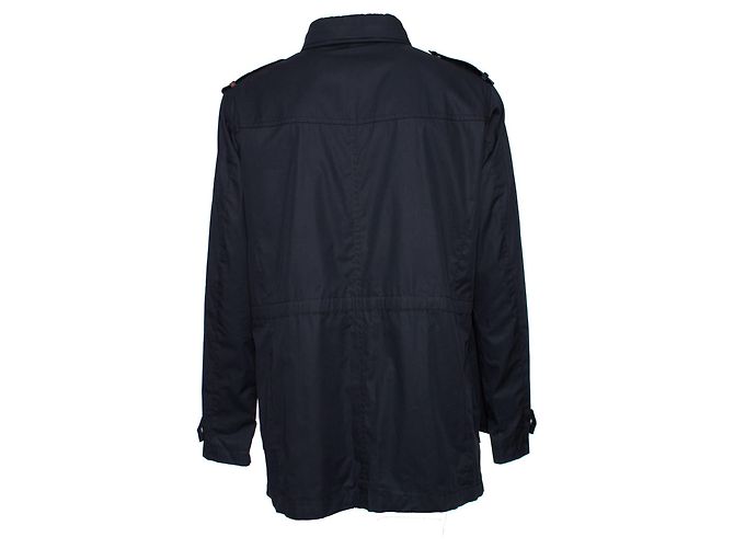 Giacca a vento Gucci con cappuccio nascosto Blu - vista 2