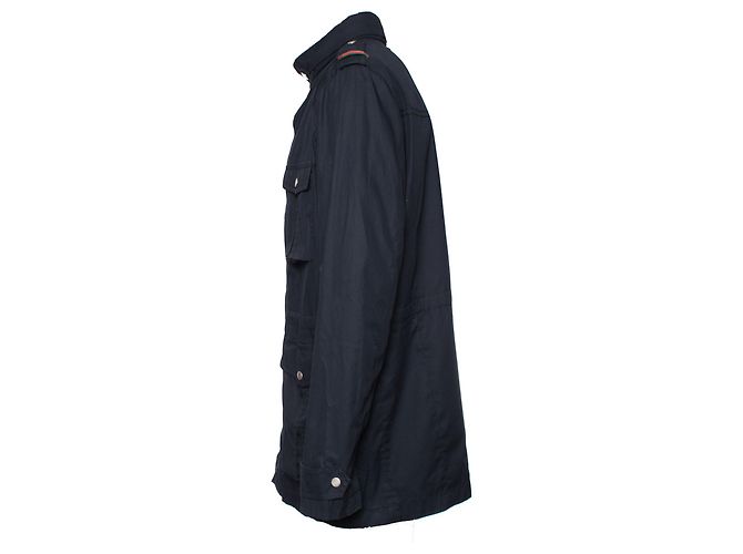 Giacca a vento Gucci con cappuccio nascosto Blu - vista 3