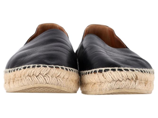 Espadrillas con logo Givenchy Capri in pelle nera - vista 2