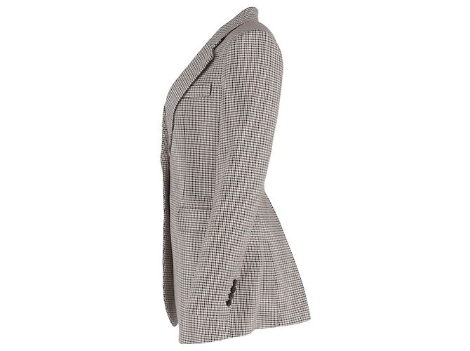Theory Karo-Blazer aus mehrfarbigem Baumwollstoff - Ansicht 2