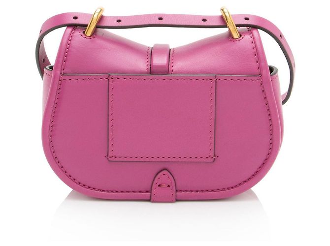 Bolsa de Ombro C'mon Nano em Couro Fendi Rosa - vista 3
