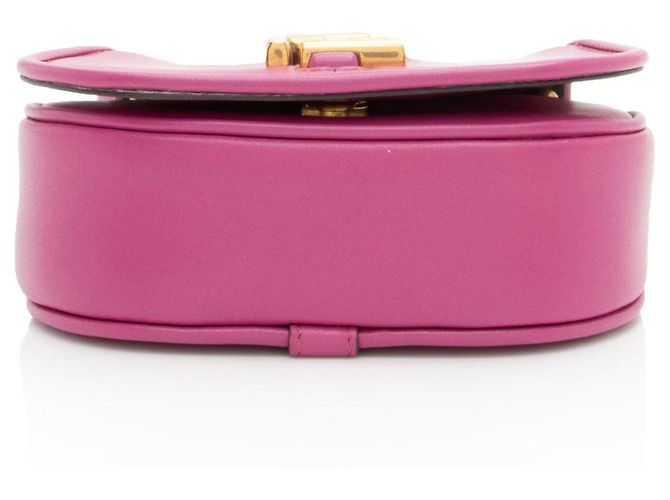 Bolsa de Ombro C'mon Nano em Couro Fendi Rosa - vista 4