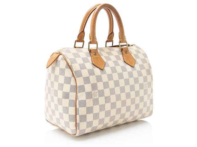 Louis Vuitton Damier Azur Speedy 25 Tasche Blau - Ansicht 2