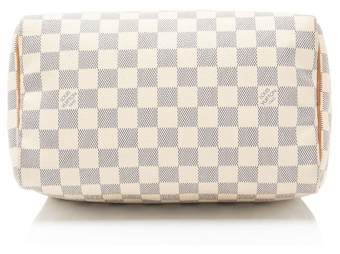 Louis Vuitton Damier Azur Speedy 25 Tasche Blau - Ansicht 4