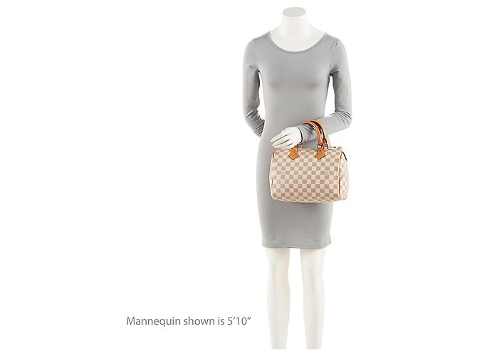 Louis Vuitton Damier Azur Speedy 25 Tasche Blau - Ansicht 5