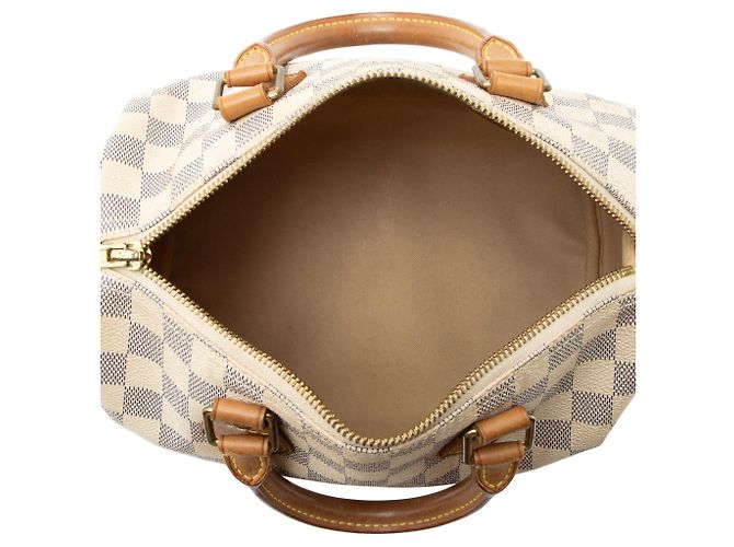 Louis Vuitton Damier Azur Speedy 25 Tasche Blau - Ansicht 7