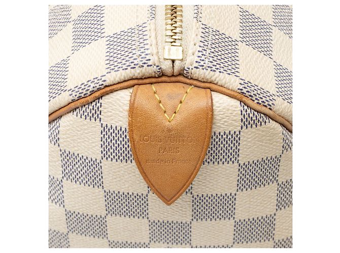Louis Vuitton Damier Azur Speedy 25 Tasche Blau - Ansicht 8