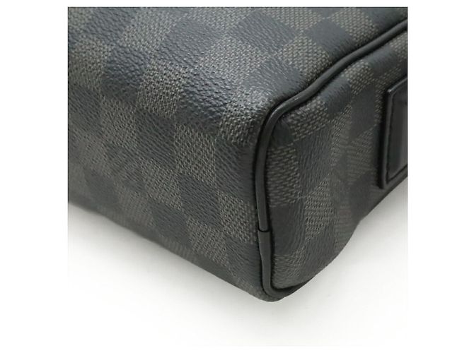 Borsa a tracolla Dayton PM Damier Graphite Louis Vuitton Nero - vista 3