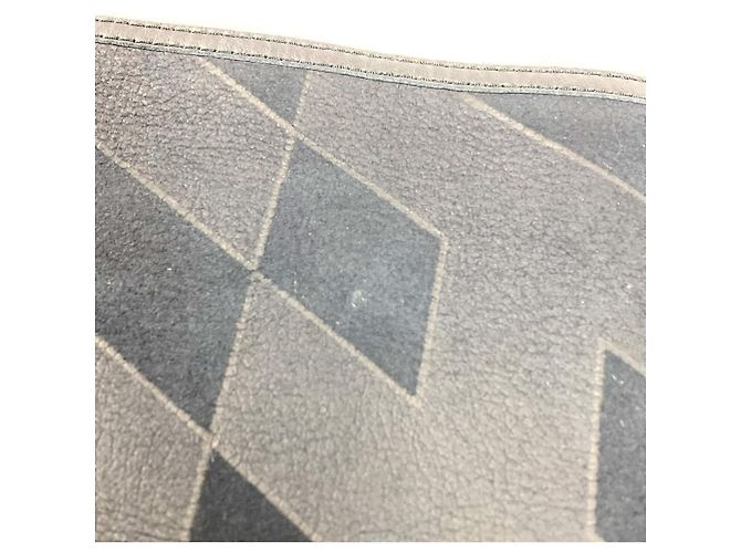 Hermès HERMES schwarzer Leder-Fell-Schal - Ansicht 6