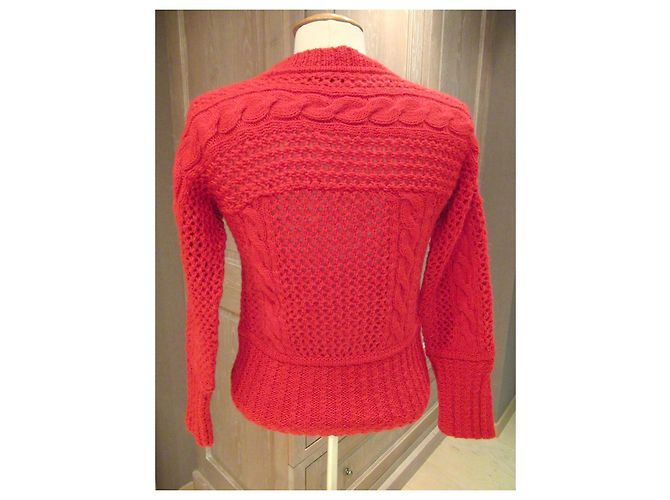 Autre Marque Roter Wollpullover von InWear und passender Schal - Ansicht 6