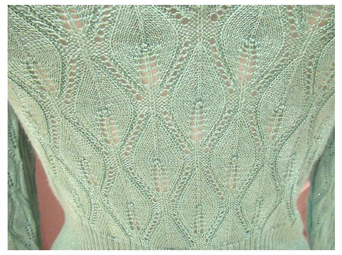 Autre Marque Suéter verde con cuello en V InWear - vista 3