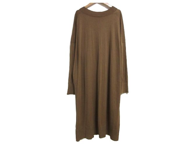 Autre Marque Vestido oversized de algodón Suvin ATON Castaño - vista 2