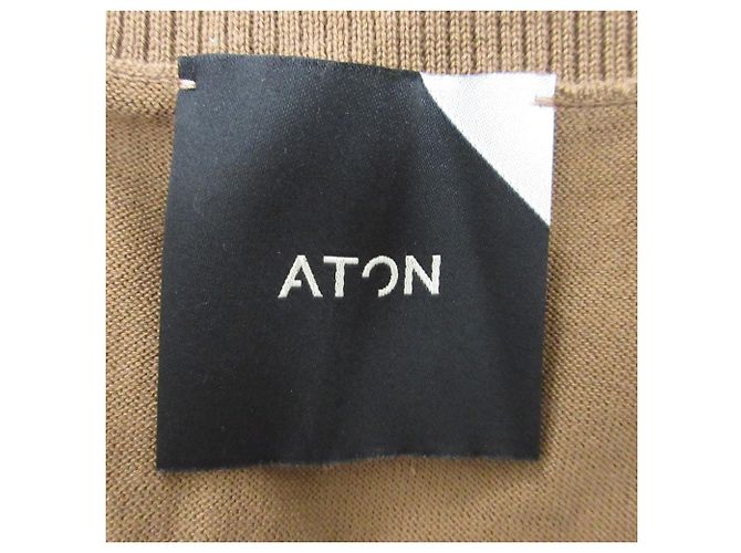 Autre Marque Vestido oversized de algodón Suvin ATON Castaño - vista 5