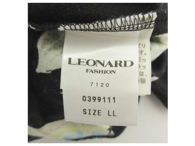 Autre Marque LEONARD Kurzarm-Strickpullover mit Blumenmuster für den Sommer Negro Multicolor - vista 5