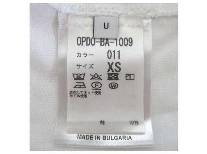 Autre Marque Camiseta con estampado del logo Courrèges Blanco - vista 4