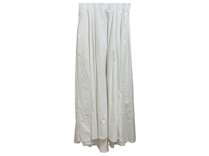 Autre Marque L.elu Maxikleid ohne Ärmel Weiß - Ansicht 4