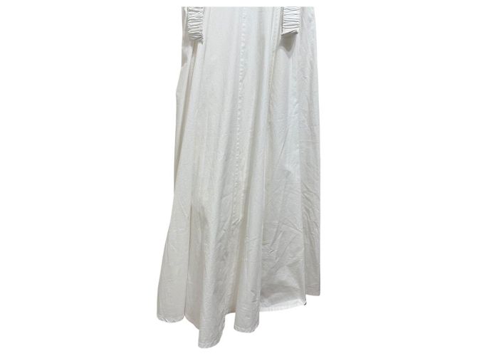 Autre Marque L.elu Maxikleid ohne Ärmel Weiß - Ansicht 6